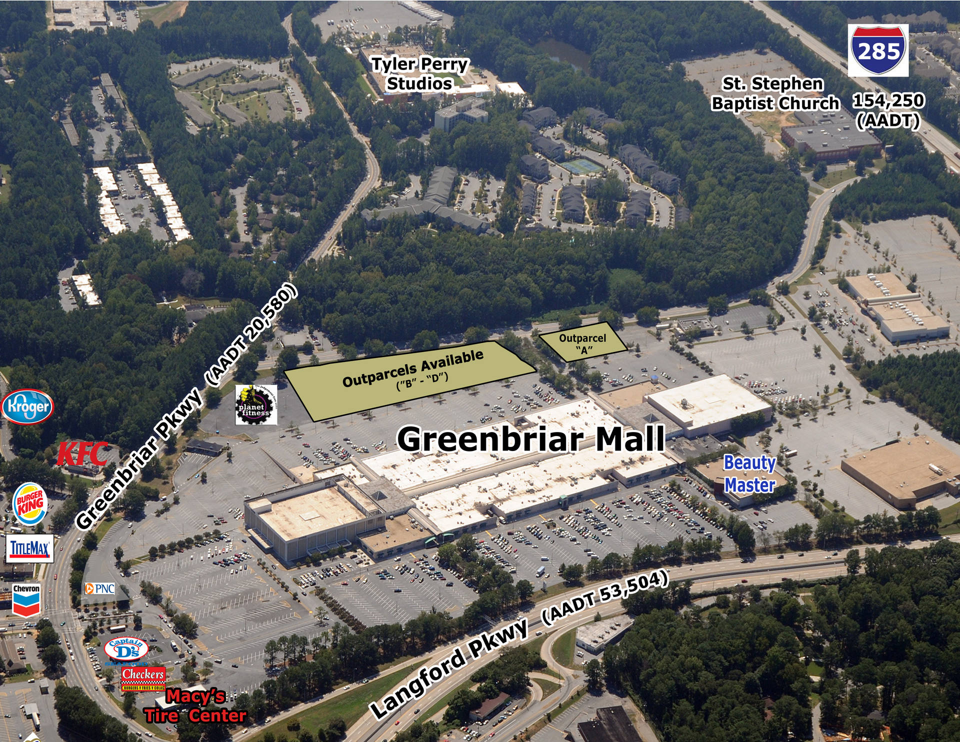 Atlanta GA: GREENBRIAR MALL - Retail Space For Lease - Hendon